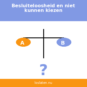 Besluiteloosheid en niet kunnen kiezen